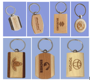 Wooden Keychains