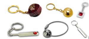 Cricket Ball and Bat as Key Chain