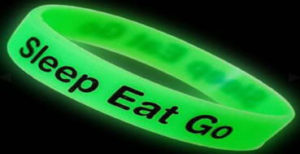 Fluorescent wristbands