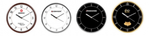 Smaller round wall clocks