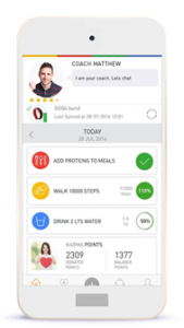 GOQii Fitness Tracker App