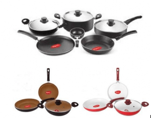 Navratna 9 Piece Gift Set with Tadka Pan