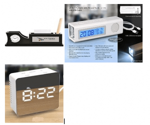 3in1 clock with FM and torch