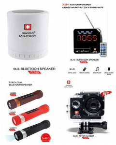 Bluetooth Speakers and Action Camera