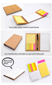 Eco Friendly Two Side Open Memo Book