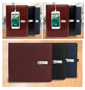 Leatherette Organiser With Charger