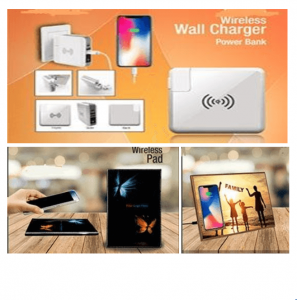 Wireless Wall Charger Wireless Pad and Wireless Photo Frames