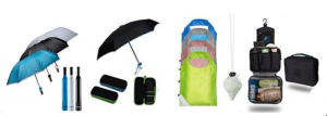 Umbrellas Folding Shopping Bag Travel Toiletry Pouch