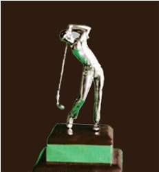 Golfer Table Top Gift Young Golfer Swing