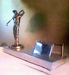 Without the Pen Caddy Golfer Table Top