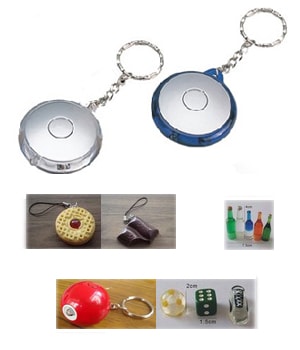Led Button Keychains