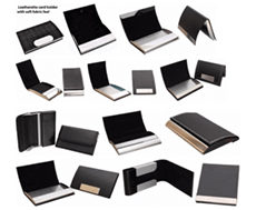 Leather, Metal & Double Sided Visiting Card Holders as Corporate Gifts