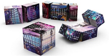 2018 Calendar: New Year Magnetic Magic Cube Calendars