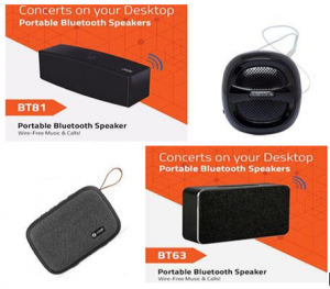 MRP 1499 for AMBRANE model BT-5000 Bluetooth Speaker