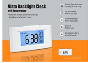 Backlight Clock