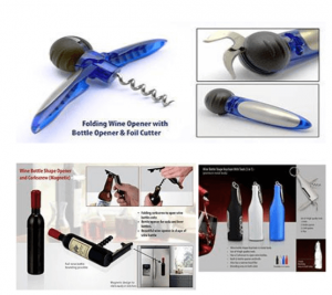 Foldable Wine Bottle Openers