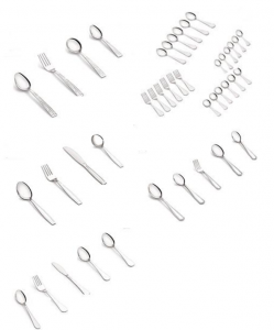 24 Pieces Set with 6 Master Spoons