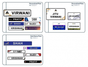 Personalised Name Plates