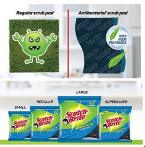 Scotch Brite Antibacterial Scrub Pad