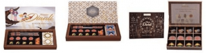 WOODEN CRACKER Box containing 4 anars