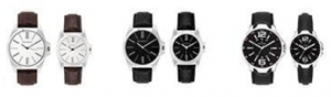 Metallic Couple Watches