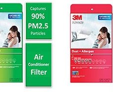 3M Respirators, AC Filters & Air Purifiers