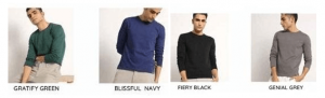 Round Neck Full Sleeve T-shirt Collection