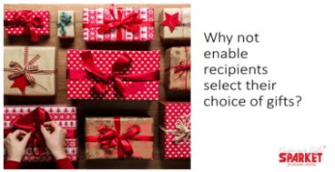 Why not Enable Recipients Select their Choice of Gifts?