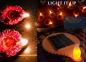 Solar diyas as corporate gifts