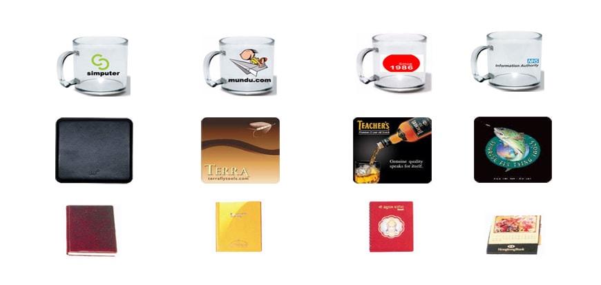 Promotional Mugs Coasters Dairies and Calendars