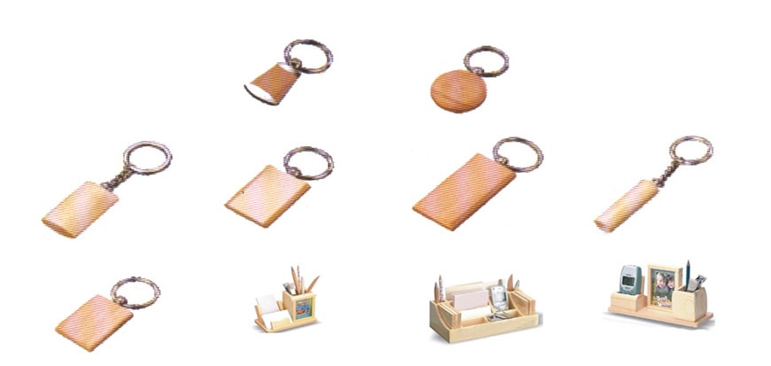 Wooden Keychains