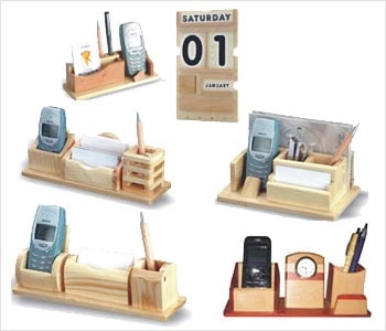 Wooden Desktop Items